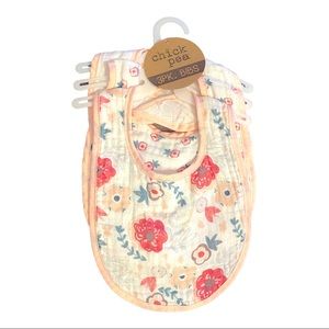 NWT Chick Pea 3 Bib Set